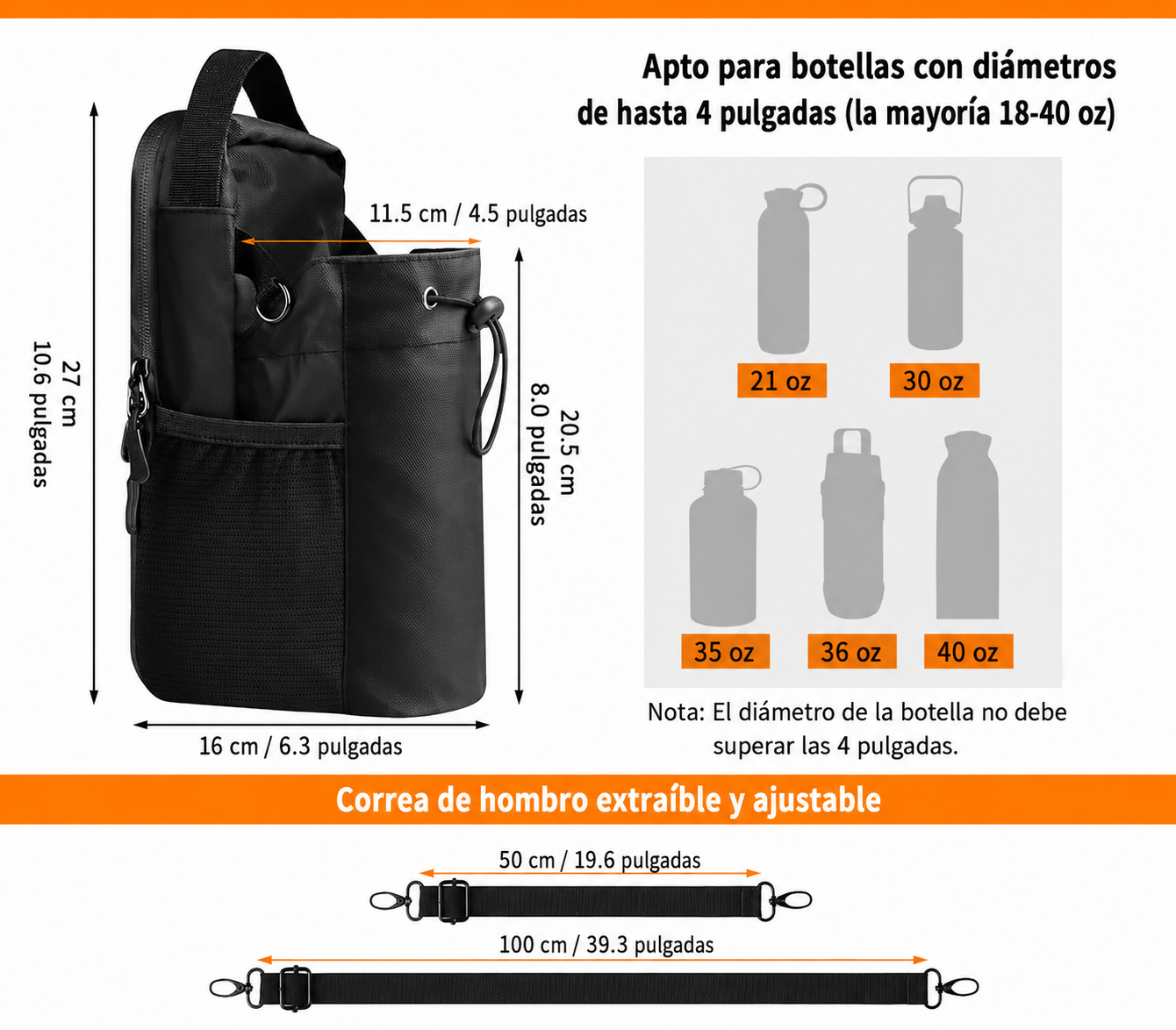 Bolsa magnética Gym